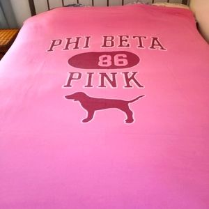 Vintage PINK VS blanket
